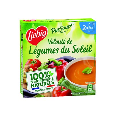 [30822] Liebig PurSoup' Velouté de légumes du soleil 2 x 30 cl