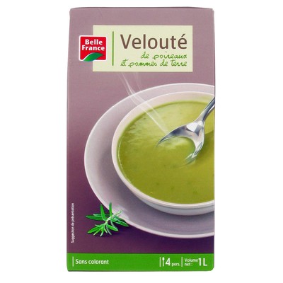 [26438] VELOUTE DE POIREAUX ET PDT BF BRIQUE 1 L