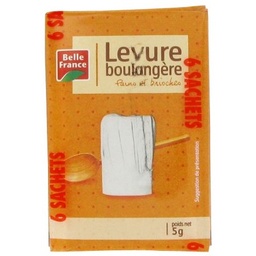 [55657] LEVURE BOULANGERE BF SACHET 6 X 5 G