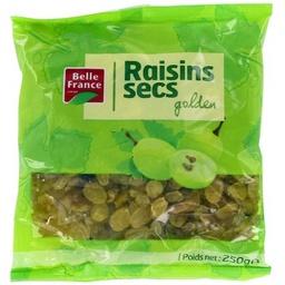 [64829] BAG OF DRIED RAISIN GOLDEN 250BF