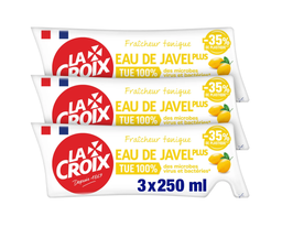 [29367] Eau de Javel La Croix Désinfectant Fraîcheur Tonique Eco Recharges - 3x250ml