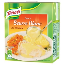 [13403] Knorr Sauce Chaude Beurre Blanc à l'Échalote Brique 30cl