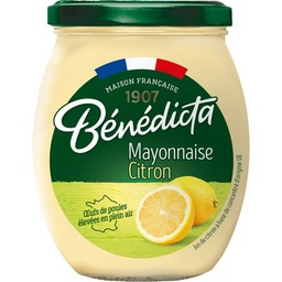 [27090] Mayonnaise Citron Bénédicta Bocal 255 g