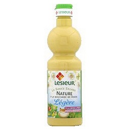 [13123] LES SAUCES SALADE NATURE À LA MOUTARDE DE DIJON LESIEUR 500ML