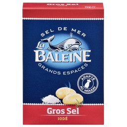 [37744] La Baleine Sel de mer gros iodé étui carton 1kg
