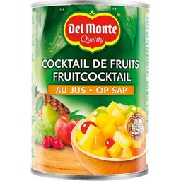 [34740] 4X4 BOXES OF FRUIT COCKTAIL DEL MONTE