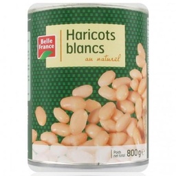 [35304] HARICOT BLANC AU NATUREL BF BOITE 4/4 800 G