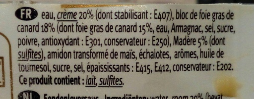 [37130] SAUCES AU BLOC DE FOIE GRAS CANARD