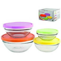 [28240] BT X8 PLAT ROND FRIGO COLORS PASABAHCE