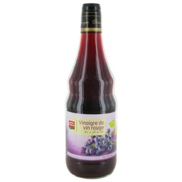 [13242] VINAIGRE DE VIN ROUGE BF BOUTEILLE VERRE 75 CL