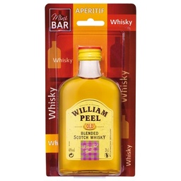 [64534] BLENDED SCOTCH WHISKY WILLIAM PEEL FLASQUE SOUS BLISTER 20CL 40°