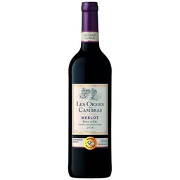 [16701] IGP PAYS D'OC LES ORMES DE CAMBRAS MERLOT ROUGE 75CL