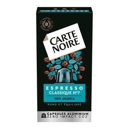 [34912] Carte Noire 10 capsules Alu Espresso Classique N°7 55g