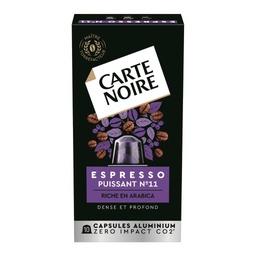 [34915] Carte Noire 10 capsules Alu Espresso Puissant N°11 55g
