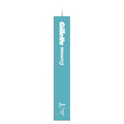 [34805] Gillette Mach3 Rasoir Pour Homme, 1 Manche, 3 Recharges De Lames