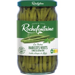 [35589] ROCHEFONTAINE Haricots verts extra-fins cueillis et rangés main 720ml