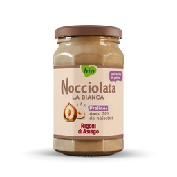 [35654] NOCCIOLATA BIANCA PATE A TARTINER BIO AUX NOISETTES 325 GR