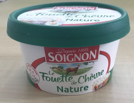 [03004] Fouetté de Chèvre nature 140g Soignon