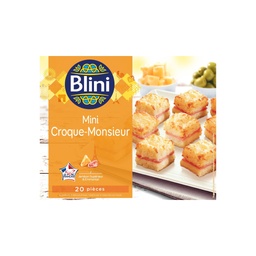 [32103] MINI CROQUES JAMBON EMMENTAL X20 240G - BLINI