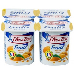 [52069] 4X125G D.LACTE ABRICOT EV