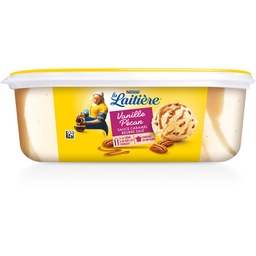 [32131] LA LAITIÈRE Bac Vanille Pécan sauce Caramel Beurre Salé