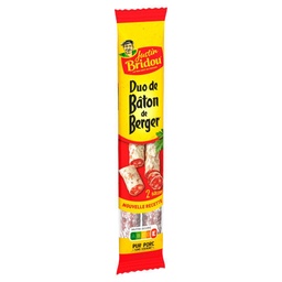 [16655] DUO DRIED SAUSAGE 100G BATON BERGER