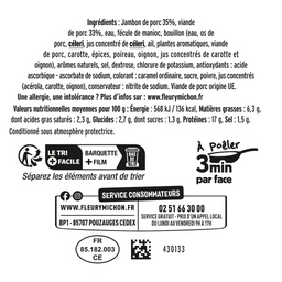 [20503] Le Haché au JAMBON 2 x 95 g