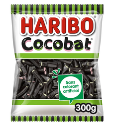 [36324] Bonbons réglisse HARIBO Cocobat 300g