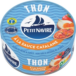 [15921] Thon à la sauce Catalane Démarche Responsable PETIT NAVIRE 140g