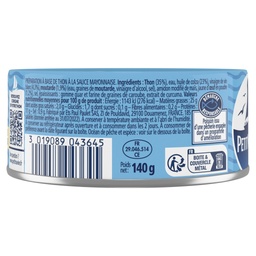 [15943] Thon à la sauce Mayonnaise Démarche Responsable PETIT NAVIRE 140g