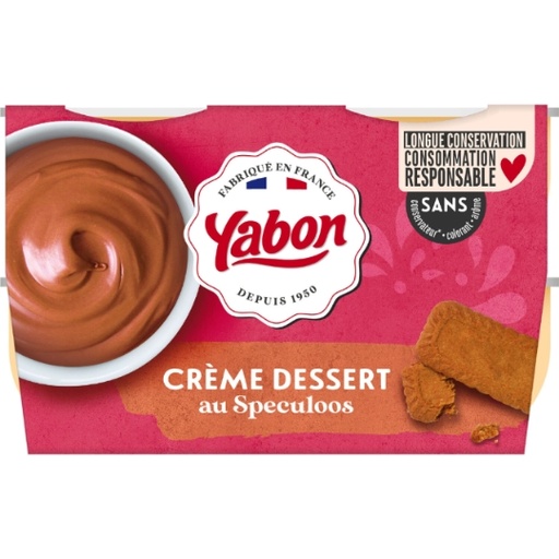 [35794] Yabon Speculoos Cream Dessert 4x120g