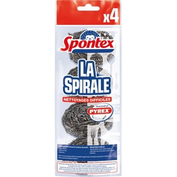 [35999] SPIRAL METAL SPONGE X4 SPONTEX