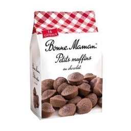 [54229] BONNE MAMAN - GÂTEAUX PETITS MUFFINS AU CHOCOLAT X17 FORMAT PARTAGE - LE PAQUET DE 235G