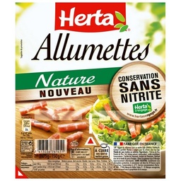 [10736] HERTA Allumettes Nature Conservation Sans Nitrite - 2x75g