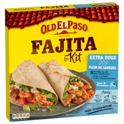 [60228] Old El Paso Kit Fajita Extra Doux 478g