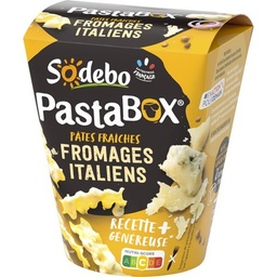 [27803] SODEBO PASTABOX 330G FUSILLI FROMAGES ITALIENS