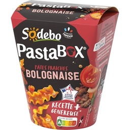 [27800] SODEBO PASTABOX 330G FUSILLI A LA BOLOGNAISE VBF