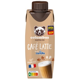 [32323] Boisson lactée au café goût café latté stérilisée UHT - Candia Columbus - brique 25cl