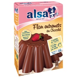 [36200] Préparation Flan Entremets Chocolat alsa 232g