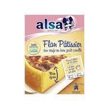 [62131] Préparation Flan Pâtissier aux Œufs Vanille alsa 740g