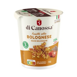 [36222] DI CANOSSA Fusilli sauce Bolognaise 12x70g