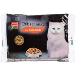 [36320] MENU CHAT PREMIUM SAUCE VIANDE BF POCHON 4 X 85 G