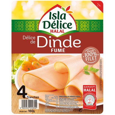 [05185] ID DELICE DE DINDE GOUT FUME 4TR 160G