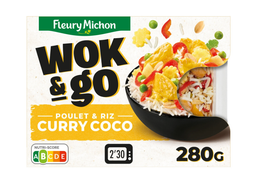 [38617] Wok & Go Poulet & Riz Curry Coco