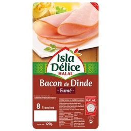 [37262] ID BACON DE DINDE GOUT FUME 8TR 120G