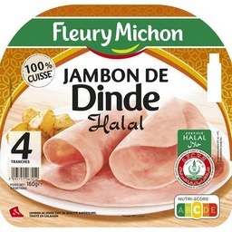 [27627] 4 tr. Jambon de DINDE - HALAL