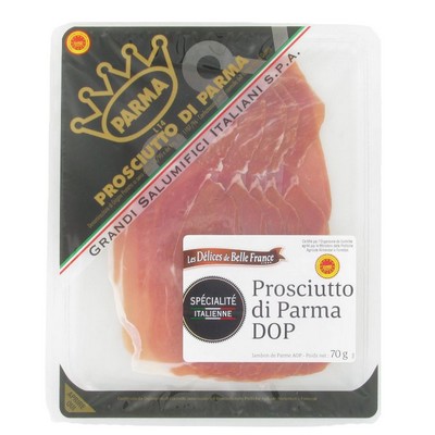 [26081] JAMBON DE PARME AOP DBF BARQUETTE 70 G