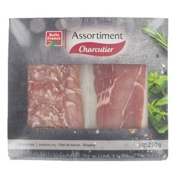 [16931] ASSORTIMENT CHARCUTIER X 16 TRANCHES BF BARQ 250G