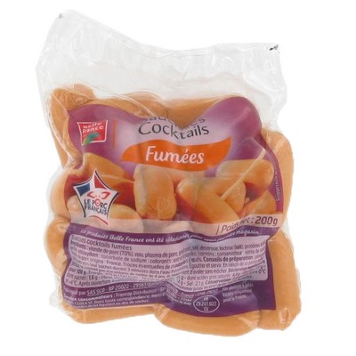 [53927] MINI SAUCISSES COCKTAIL QS BF SACHET 200 G 