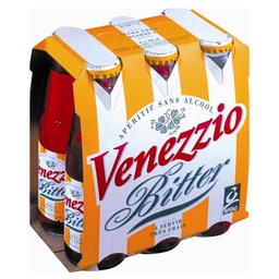 [19224] Apéritif pétillant sans alcool VENEZZIO Bitter Rosso 6X10 cl